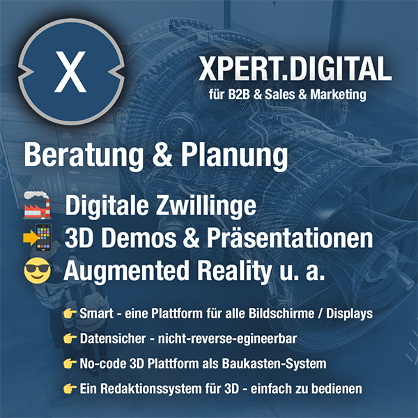 Xpert.Digital 3D Demos, Produktpräsentationen und Digitale Zwillinge - Beratung und Planung